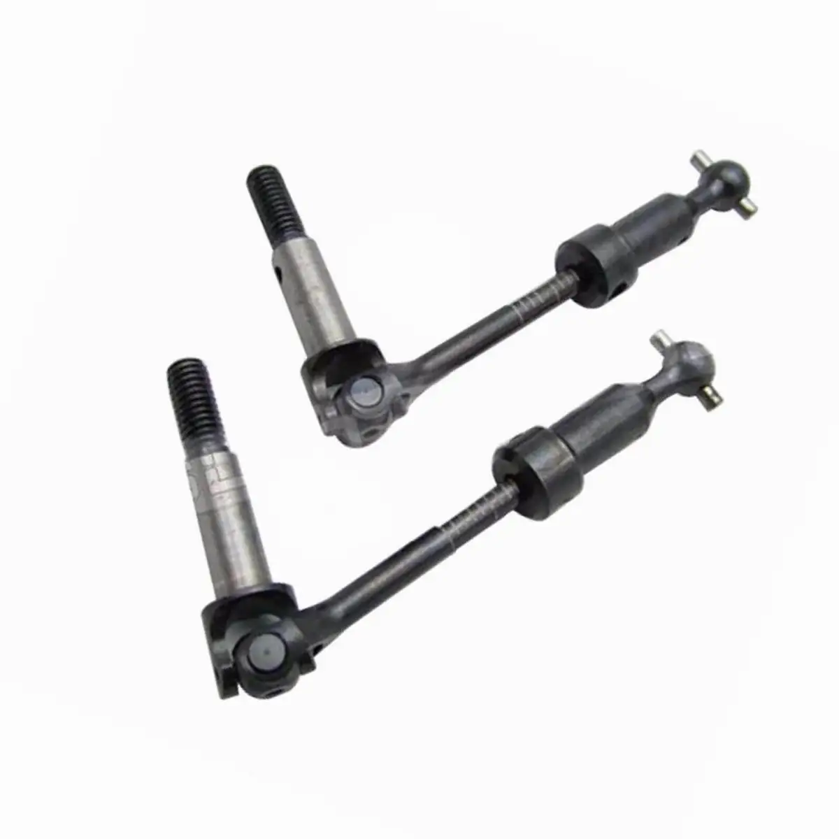 New 2pcs 75-85mm Adjustable CVD Steel Universal Joint Drive Shaft for HSP Sakura CS XIS TAMIYA 416 418 RC Car Upgrade Parts