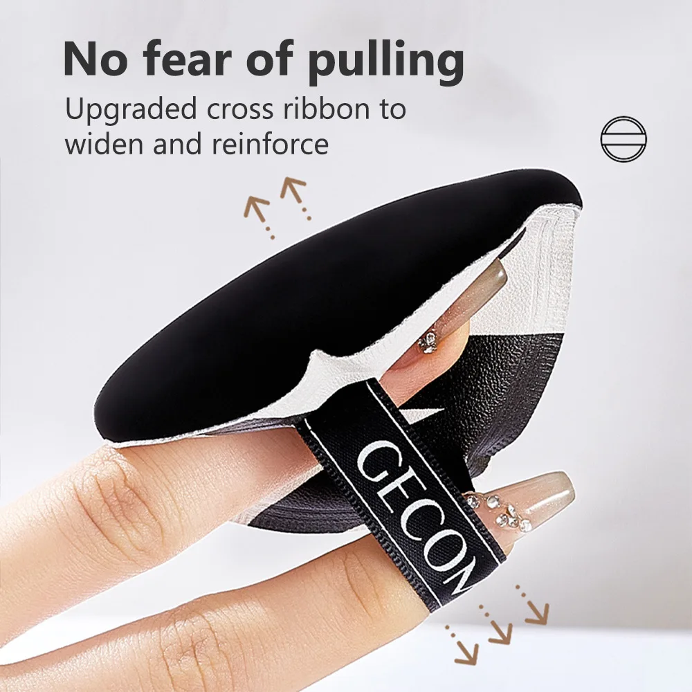 GECOMO 2 PCS Powder Puff Set with Storage Box Soft Skin-friendly Dry And Wet Dual-use Sponge For Liquid Foundation Makeup