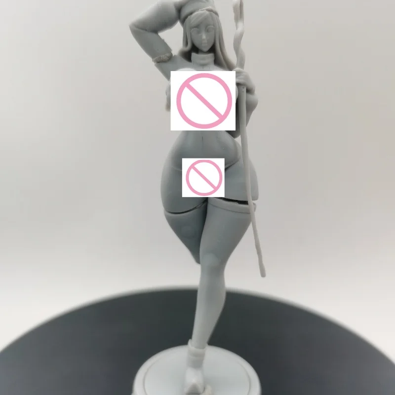 1/24 escala 75mm altura total dragão coroa bruxa diy figura de resina montar modelo kit desmontado e sem pintura estatuetas brinquedos