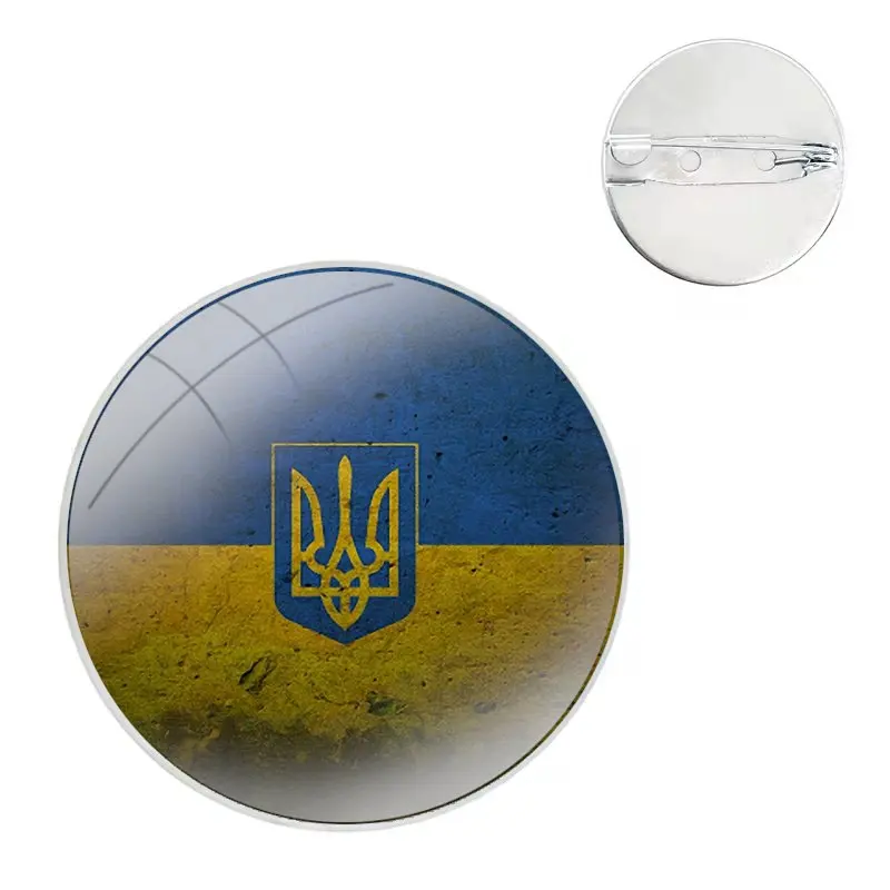 Ukraine Flag Pins Badge Metal Brooches For Clothes Backpack Decoration gift