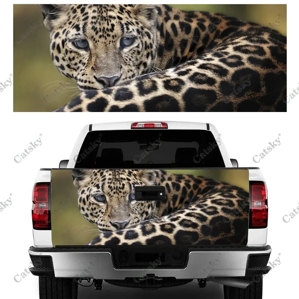 

Leopard Animal Car sticker rear car exterior modification vinyl self-adhesive painting for cars truck stickers