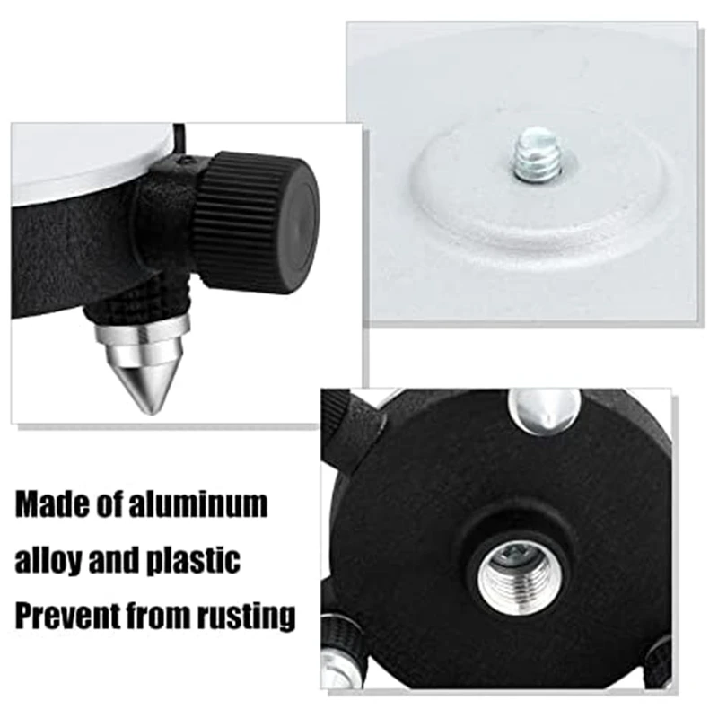 360°Adjust Laser Level Adapter Rotating Base For Laser Level Tripod Connector Pivoting Base Fine Tuning Holder