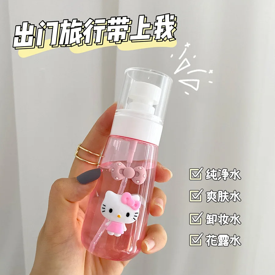 30/100Ml Sanrio Spuitfles Kawaii Hello Kitty Parfum Verstuiver Mini Draagbare Lege Spuitfles Meisjes Reisbenodigdheden