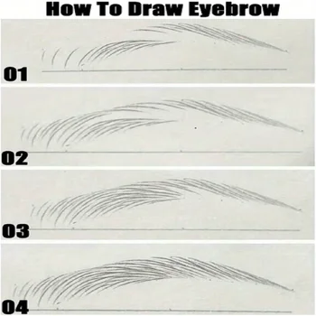 0,008 mm ultra jemná tužka na obočí, dlouhotrvající, odolná proti rozmazání, voděodolná, odolná proti potu, vysoce pigmentovaná, snadno se nanášející tekutá tužka na obočí 10 nejlepší prodej voděodolná tužka na obočí - №3