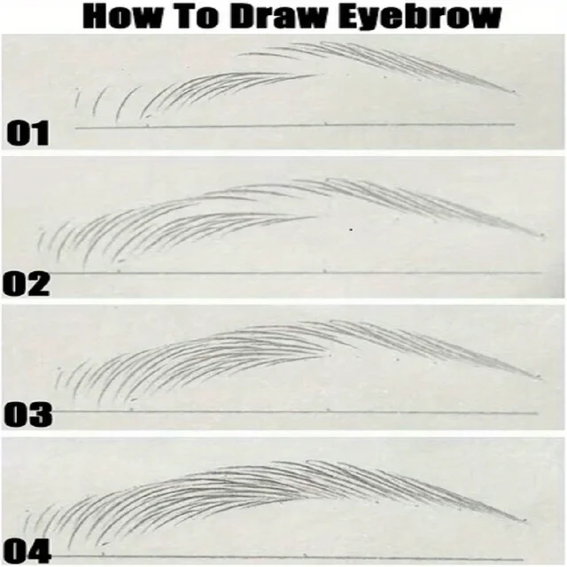 0.008mm Ultra Fine Eyebrow Pen Long Last Smudge Proof Waterproof Sweat-Proof High Pigmented Easy Applying Liquid Eye Brow Pencil 3