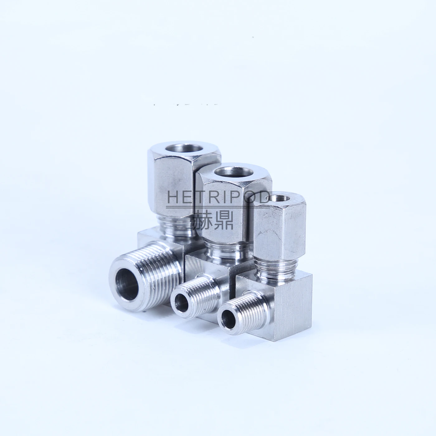 SUS 304 Stainless Steel Hydraulic Transition Fittings Ferrule Seal Terminal Fittings End Fittings 6mm 8 10 12 1/8 1/4