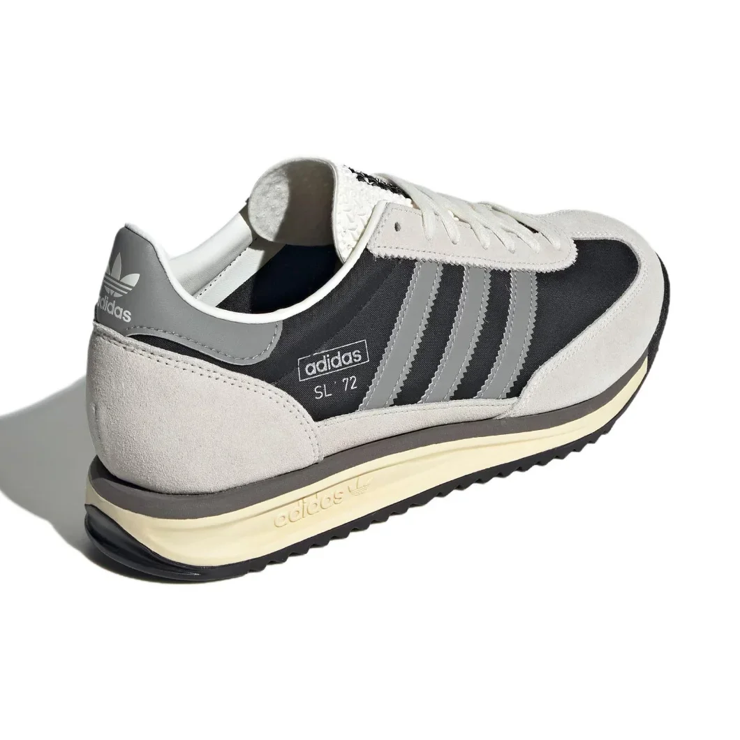 Adidas Original SL 72 RS Низкие дышащие кроссовки Мужские и женские повседневные кроссовки Серый Черный