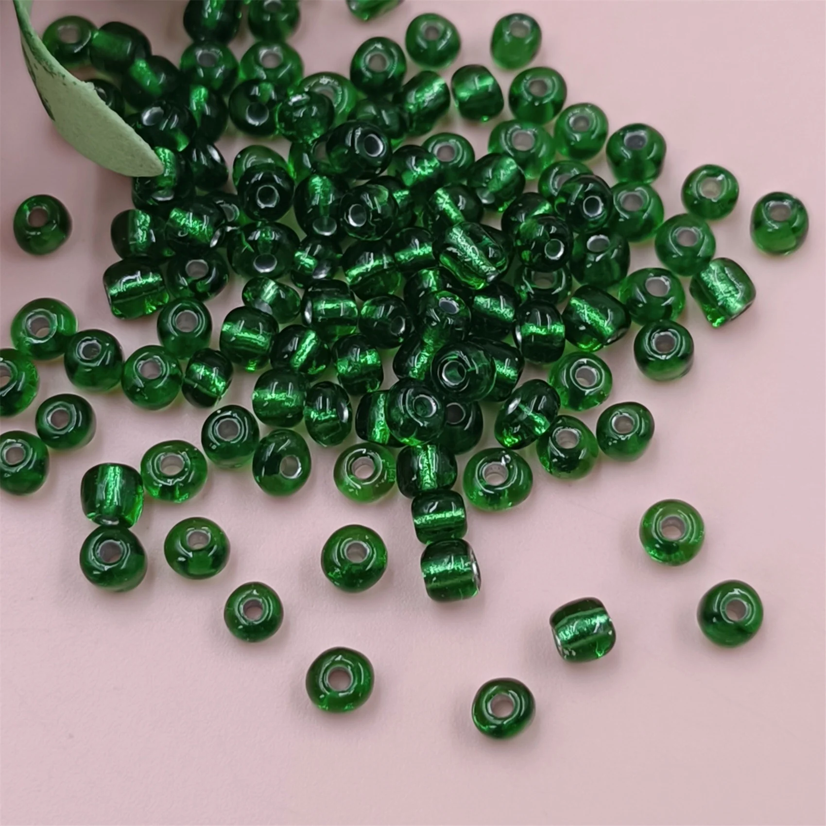 4mm 100Pcs Colorful Charm Glass Seed Loose Spacer Beads For Jewelry Making DIY Earrings Necklace Bracelet Handmade Material