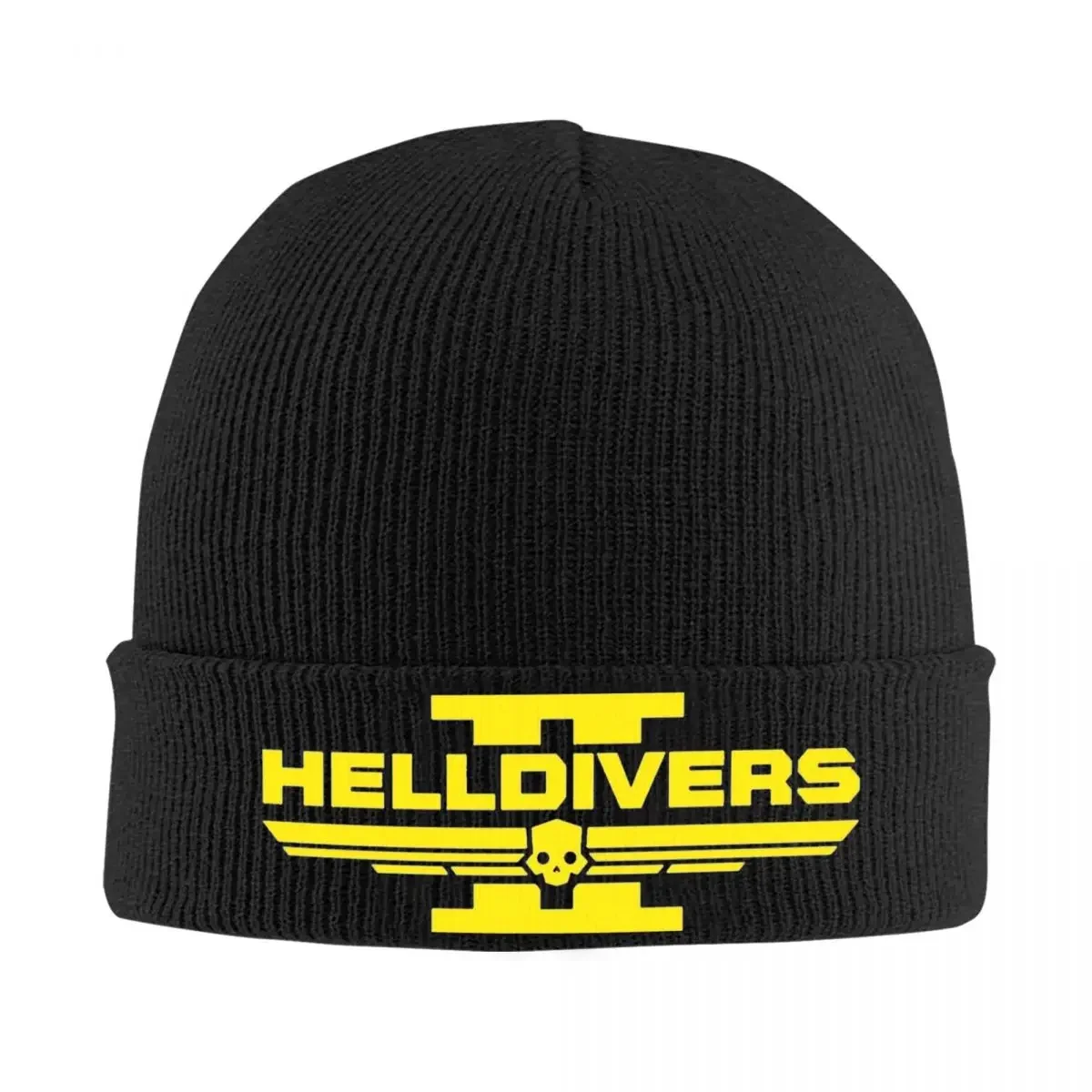 Gmaing Helldivers 2 2024 Beanie Hats Knitted Hat Kpop Warm Soft Female Male Caps Spring Y2K Cool Bonnet Hats Birthday Gift