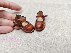 2026 Dula Doll Japanese hand-dyed and distressed small leather shoes Blythe ob24 ob22 little fish body  Doll Accessories