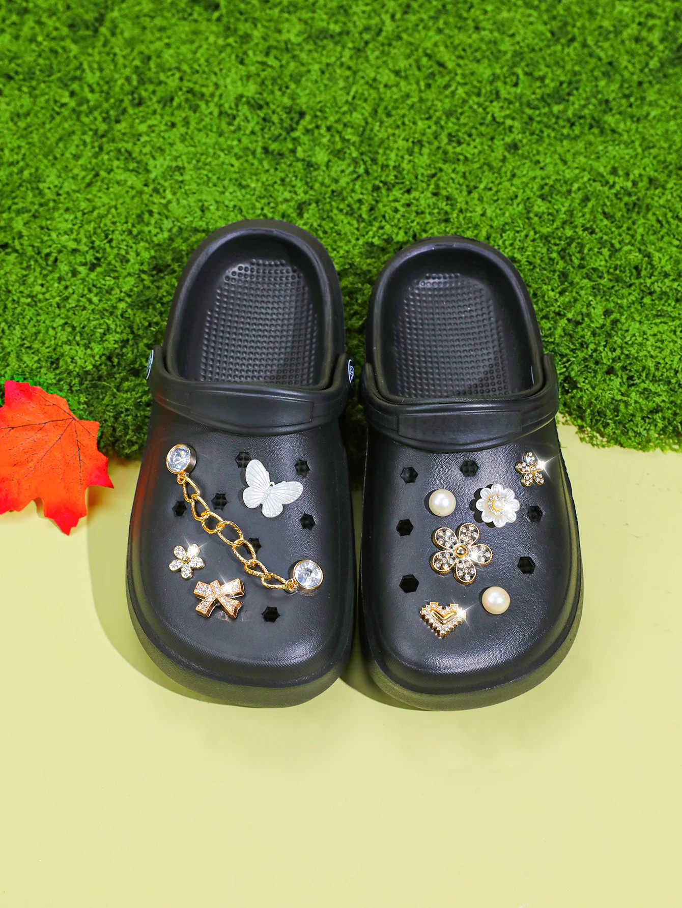 Lässige Clogs und Pantoletten, Leichte EVA-Gartenschuhe, Rutschfeste Sandalen, Atmungsaktive Slip-On-Schuhe für Drinnen und Draußen 666 – Detail 4