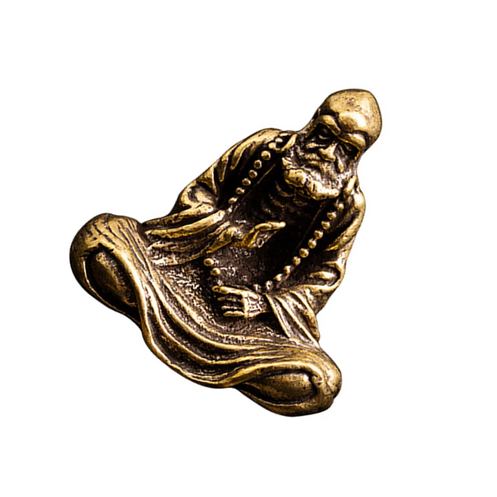 

Brass Statue Golden Bodhisattva Sculpture Desk naments Feng Shui Symbols Meditation Party