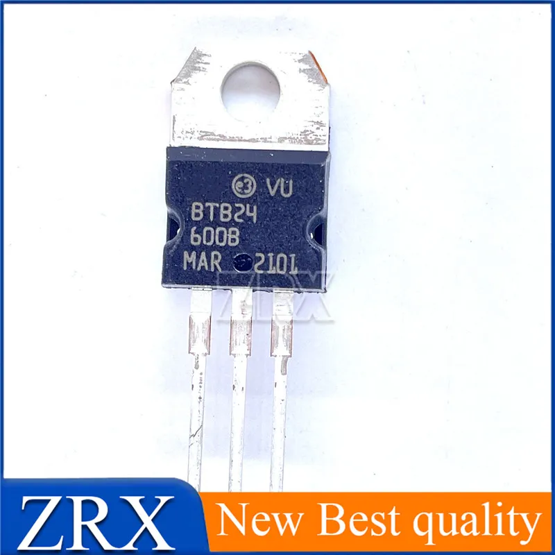 5 pz/lotto nuovo tiristore bidirezionale BTB24-600B in linea TO-220 24A/600V