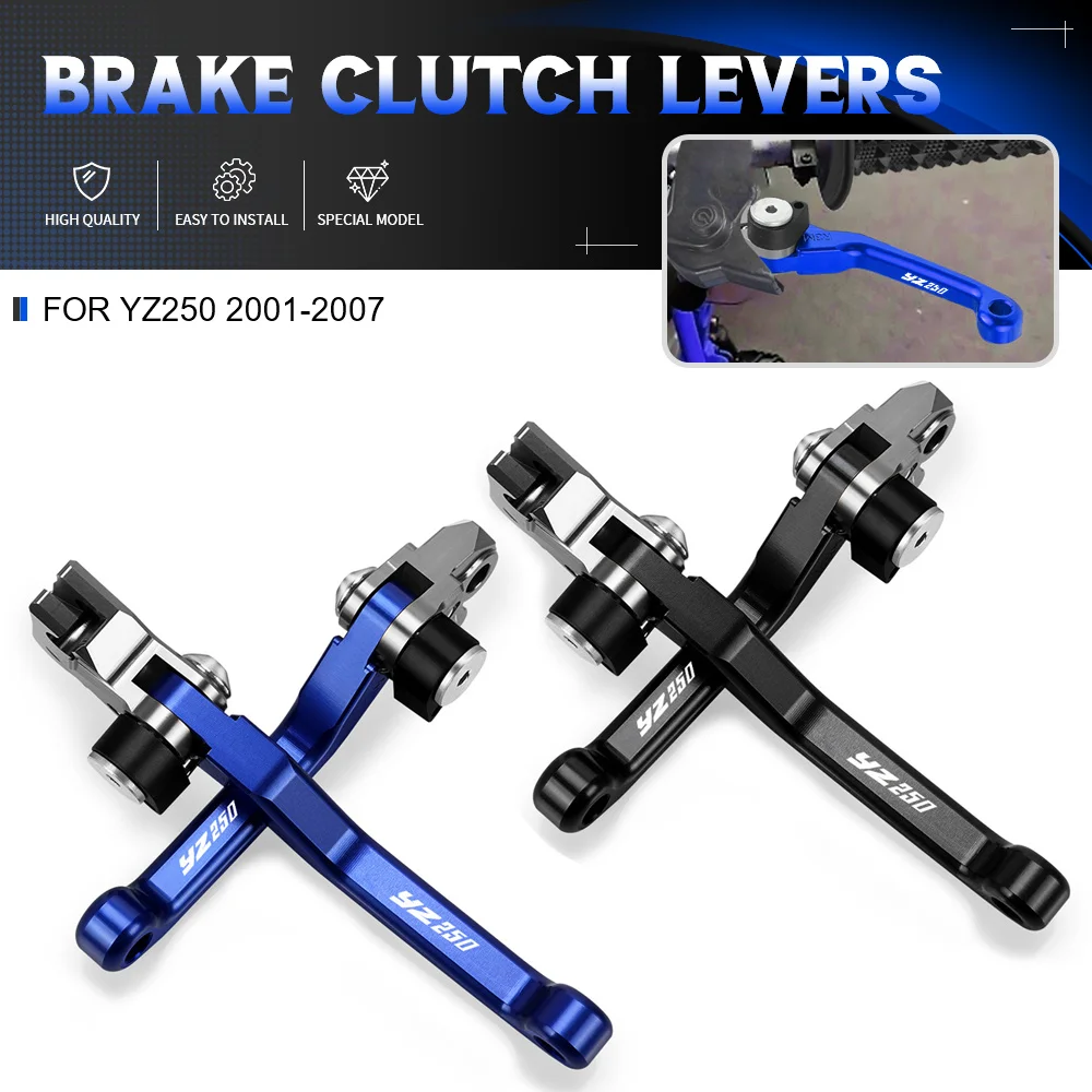 

Dirt Bike Brake Clutch Levers Motorcross Accessories Brake Clutch Lever For YAMAHA YZ250 2001 2002 2003 2004 2005-2007 YZ 250