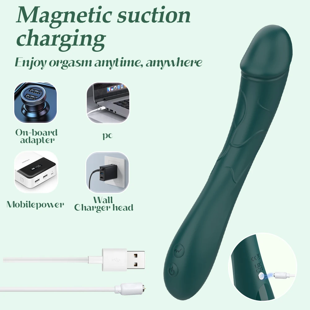 Soft Silicone Vibrator for Women Vagina Massager Powerful Dildo 10 Speeds Clitoris Stimulator Female Sex Toys Adults Goods