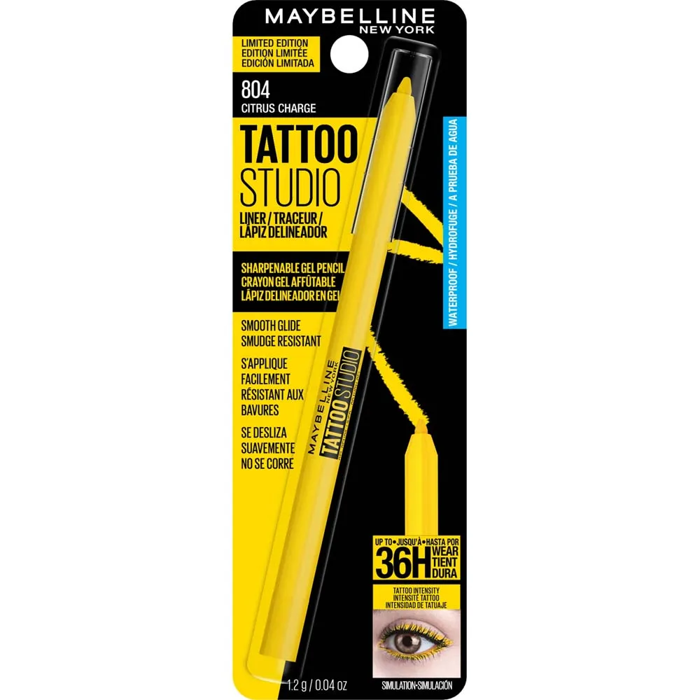 Maybelline Tattoo Studio Liner 804 Citrus Charge
