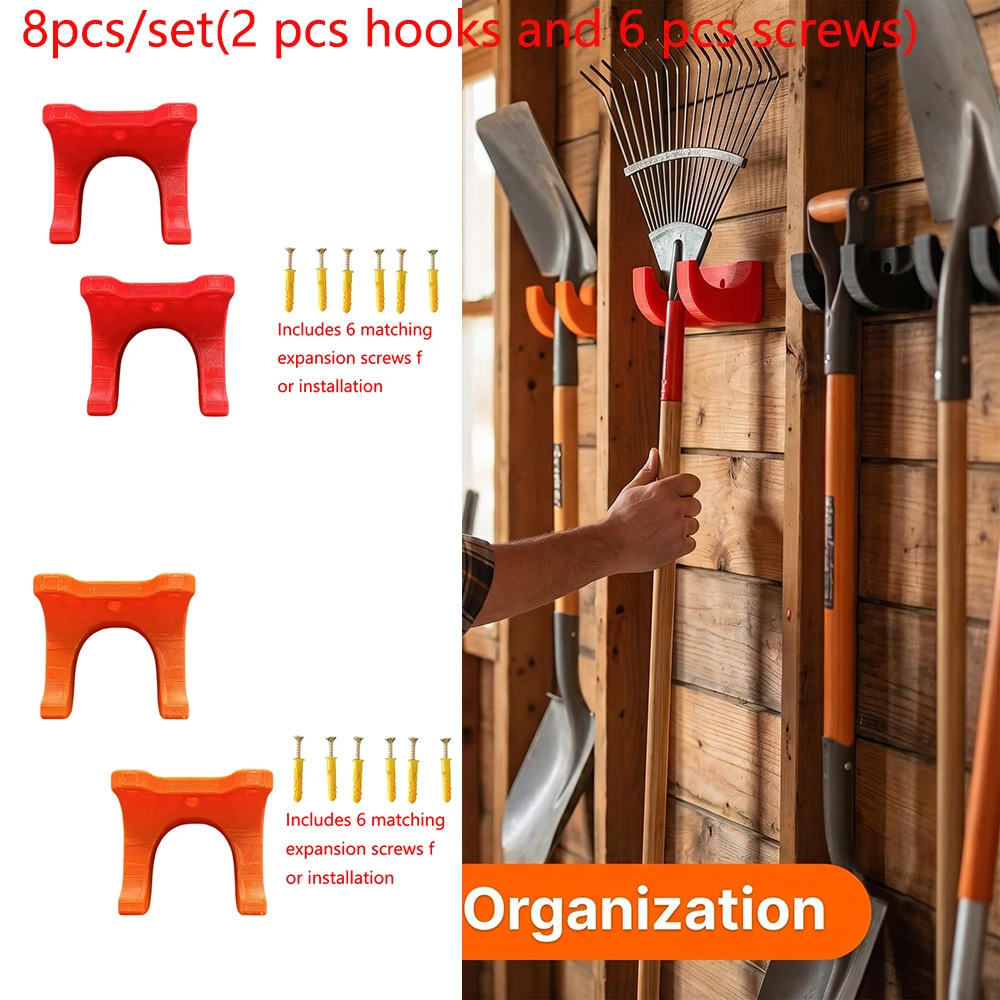 Gardening Tools Screwfix - Pacote com 8 Ganchos de Parede