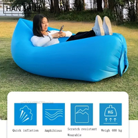 Air Lazy Inflatable Sofa Bag Portable Camping Sofa Inflatable Sleeping Bag Lunch Break Mattress Music Festival Concert Recliner