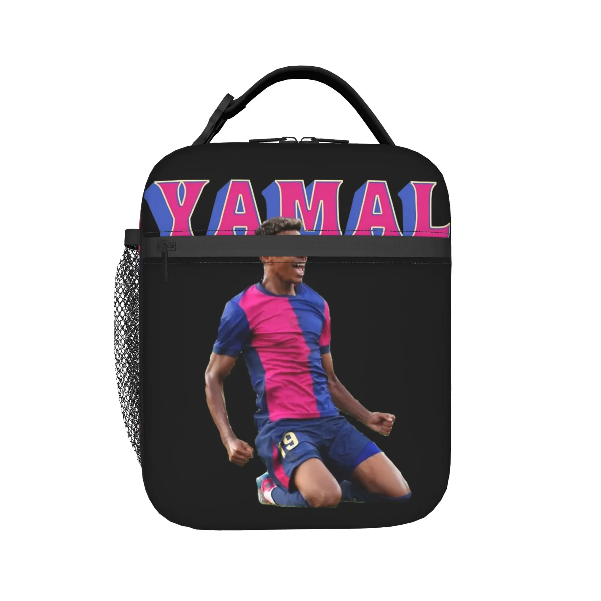 Lamine Y-Yamal Insulated Lunch Bags Thermal Bag Reusable,Lunch Container Football Soccer Leakproof Tote Lunch Box Beach  Picnic