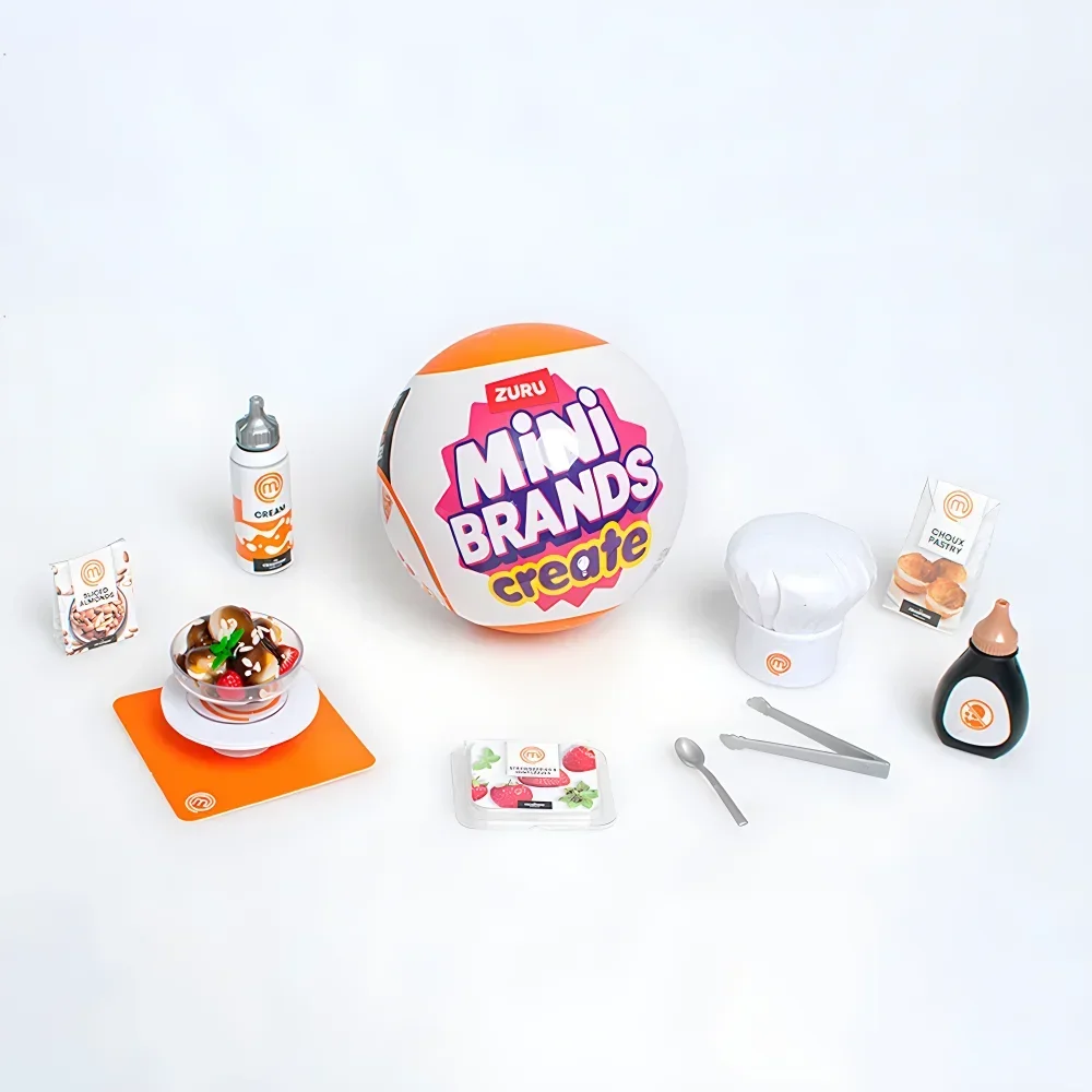 zuru 5 surprise toys my mini brands toys Miniature toy blind boxes Cooking Fashion series  baby ball Children's surprise t view 3
