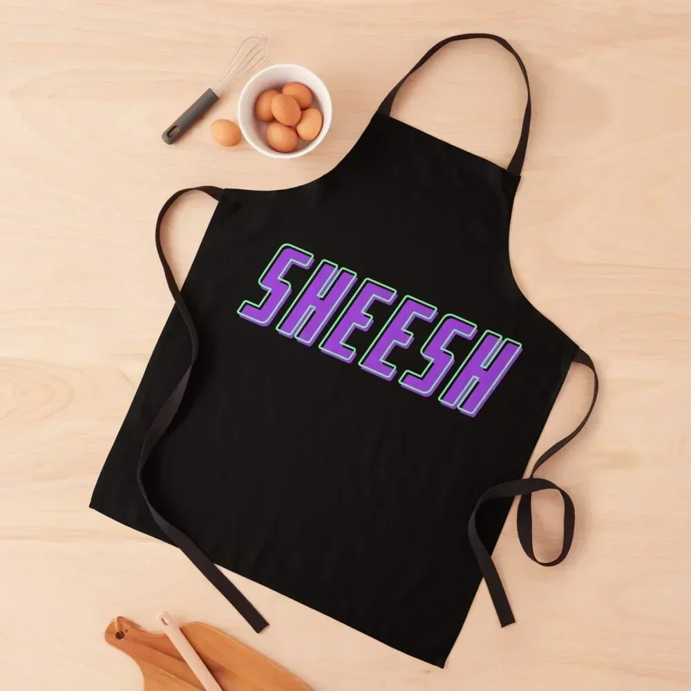 

SHEESH Apron Customizable Woman Waterproof Kitchen For Women Kitchen Utensils man chef uniform Apron