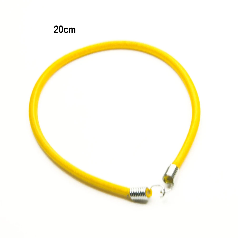 AXSPEED 1/10 RC Auto Dach Gepäckträger Bungee Cord 10/15/20 cm elastisches Gummiseil Schwarz & Gelb