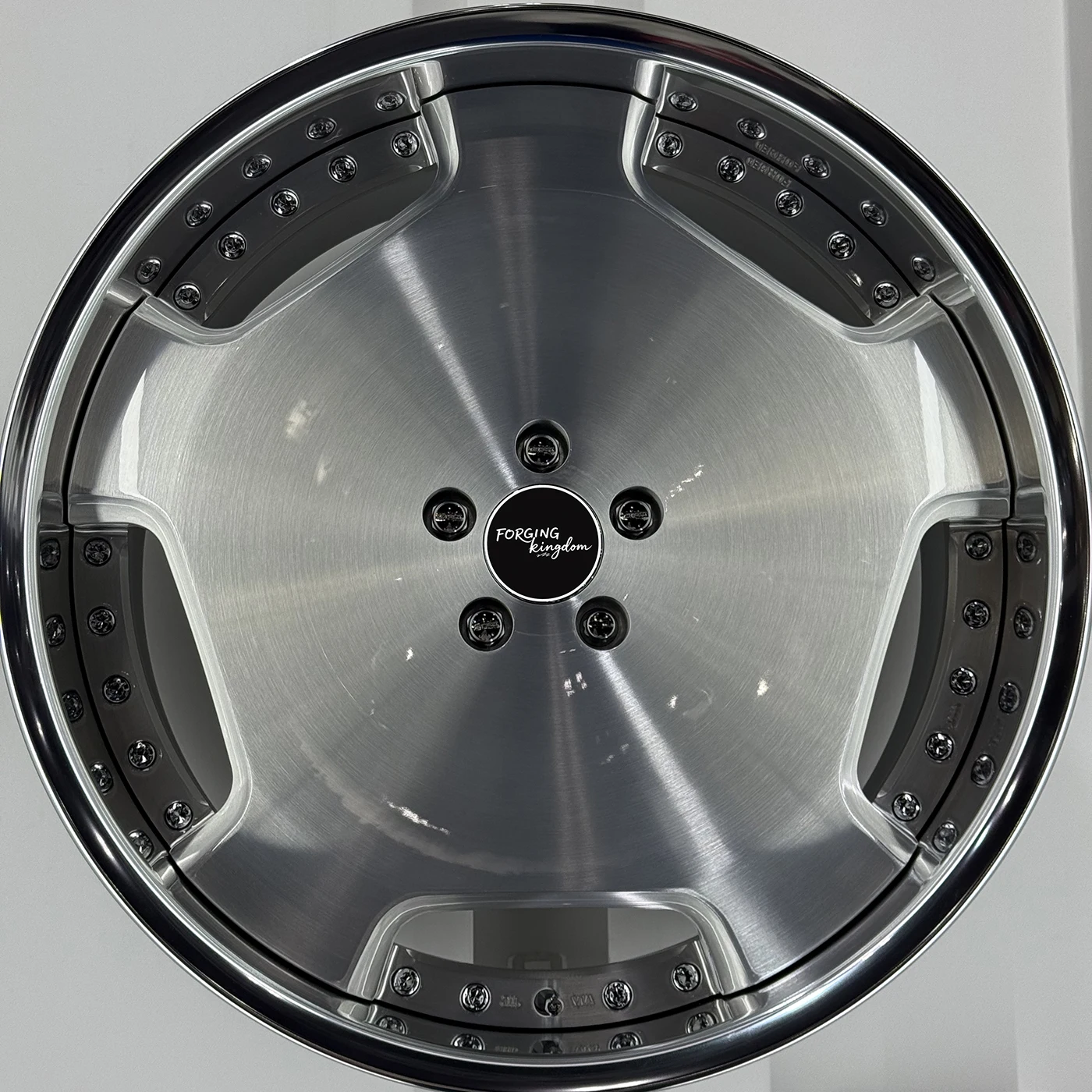 New Matte Black Aluminium Alloy 6061-T6 Forged 2-Piece Wheels 17-26 Inch 40mm ET Multi-Spoke Fits 5*112/5*114.3/5*120/5*130.