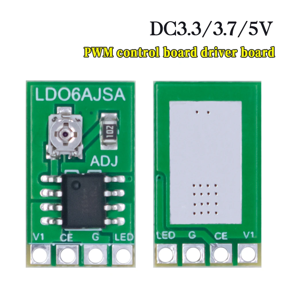 LD06AJSA/B 30-1500MA Adjustable Constant Current LED Driver DC 3.3V 3.7V 4.2V 5V PWM Control Board Buck Power module