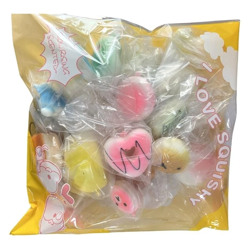 Q0KB Đồ chơi bánh mì co giãn PU mềm