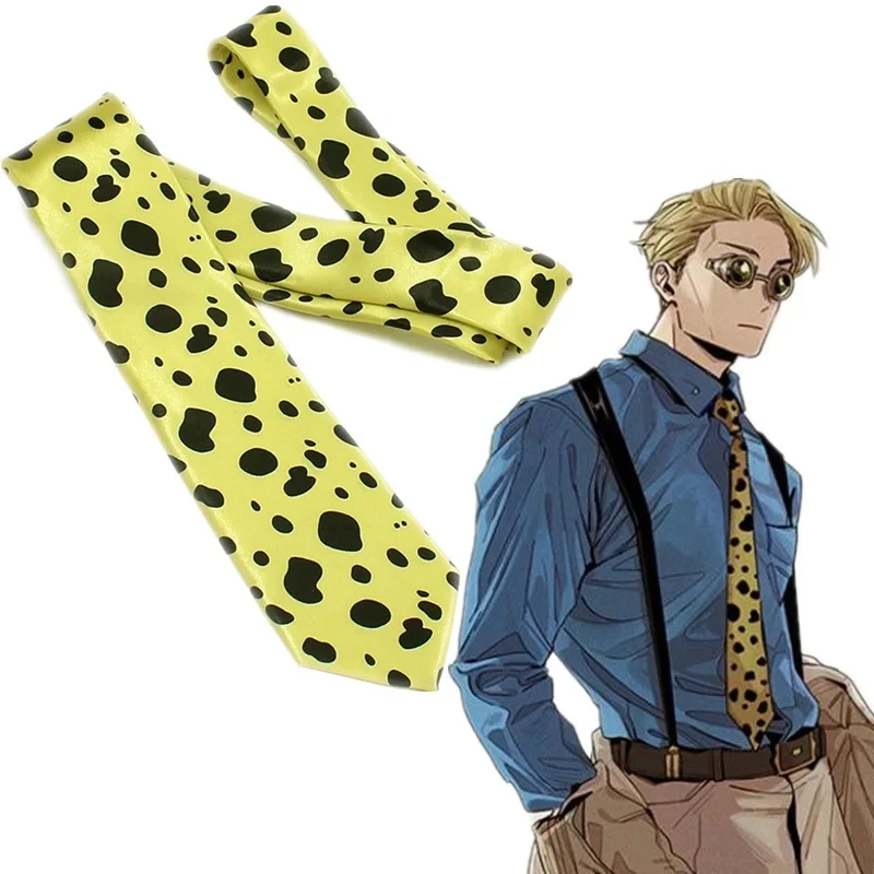 Anime Jujutsu Ties Kento Nanami Cosplay Necktie Unisex Costume Shirt Neck Tie Accessories Prop Cravat Gift view 5