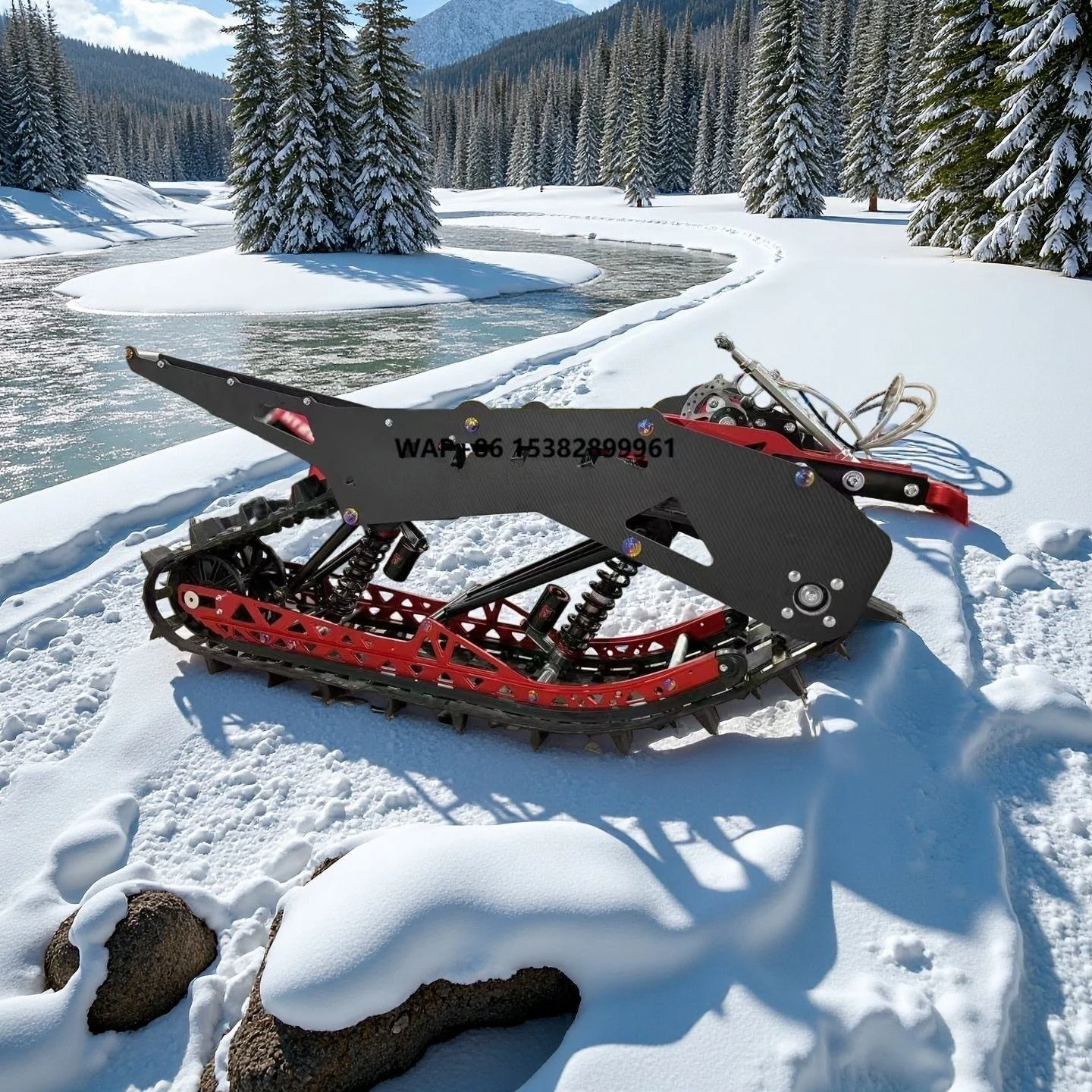 

2025 KEWS Hengjian STN Ktw QJ CF HTLD Snowmobile, Off-road Snowmobile, Tracked Motorcycle Snow Dirt Bike Conversion Systems