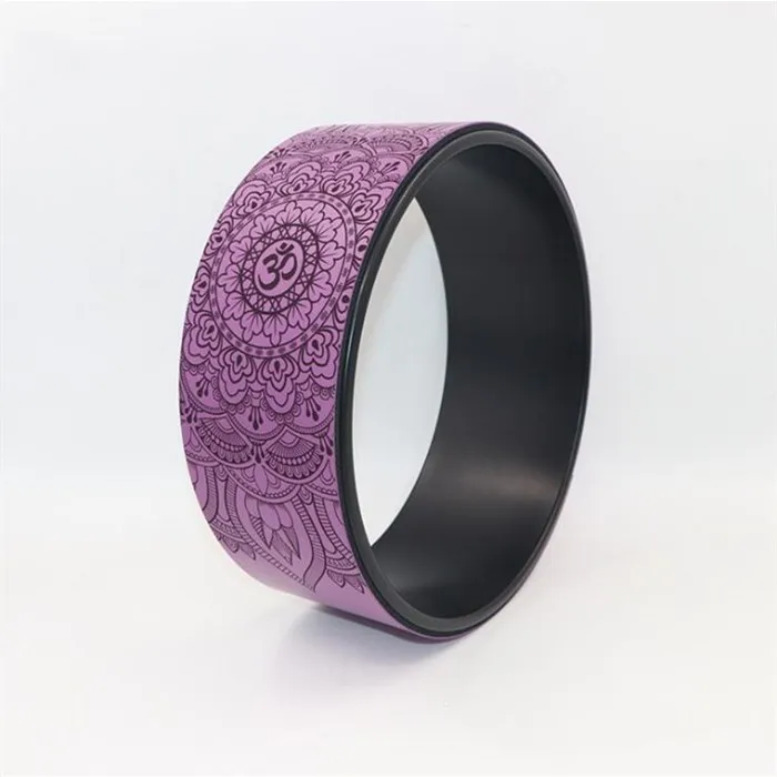 

Yoga Wheel 12.6 Inch TPU Mandala Yoga Wheel Massage Wheel Yoga Assist Foam Roller for Stretching Increasing Flexibility