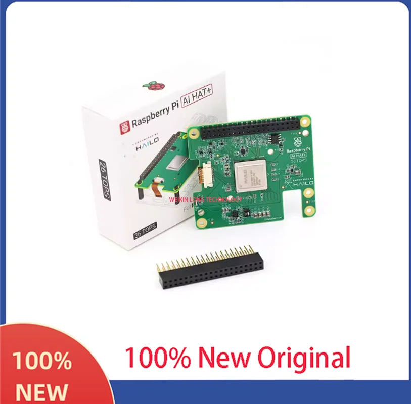 Raspberry Pi Official AI HAT+ 13Tops 26Tops Artificial Intelligence Compatible with Raspberry Pi