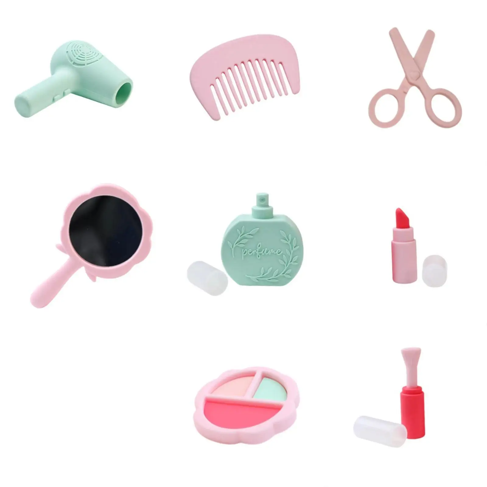 Juego de peluquería para niños, kits de juguetes de maquillaje, aprendizaje temprano para niñas pequeñas
