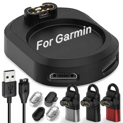 Adaptateur de chargeur pour Garmin Watch Forerunner, 265, 965, 245, 955 s, Venu 3 S, SQ2, prise de charge, convertisseur pour iOS, câble USB Type C