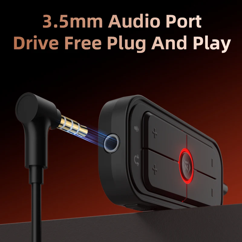 Piva 1.2m Cable Virtual 7.1 16Bit/48Khz Type-C to USB Gaming Sound Card 3.5mm Audio Port With 3 EQ Modes for Phone Tablet Laptop