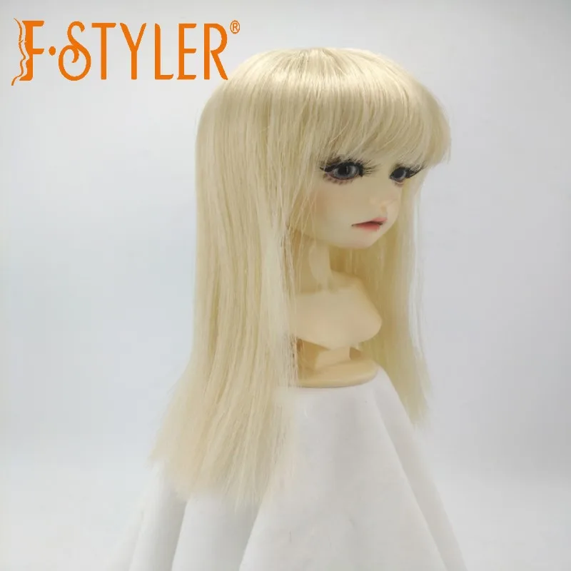 

Doll Wig Smooth Long Straight BJD Doll Wig HT (High-Temperature) Various Colors Hair Accessories In Stock