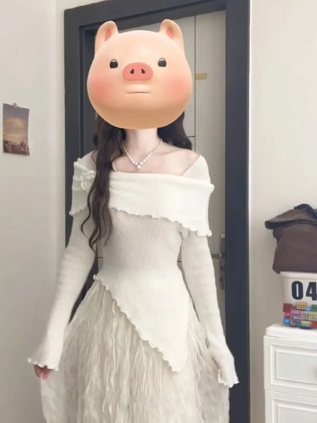 البلوزات لاعبا البلوفرات امرأة متماسكة الفانيلة اللون الأخضر القوطية نمط الشتاء مساء المنزل دافئ دافئ ضوء رومانسي بسط #3