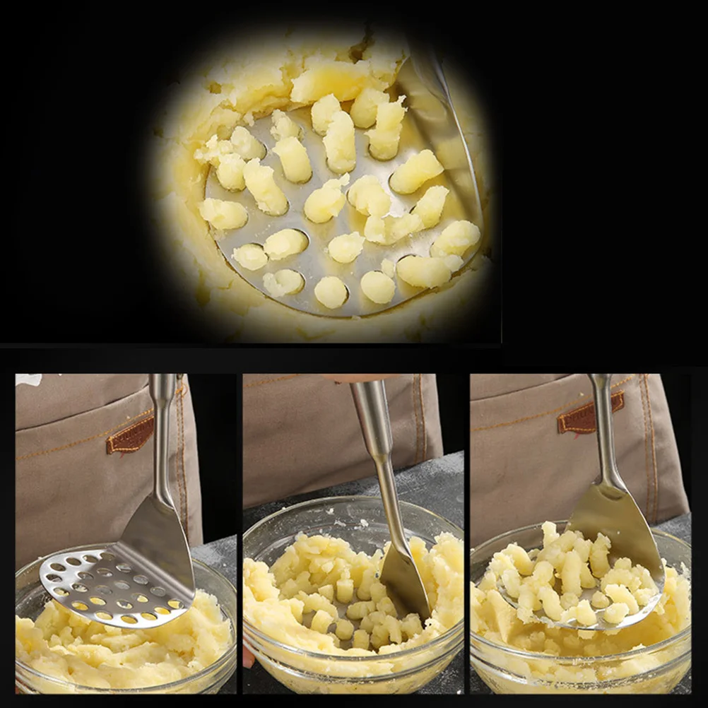 

Stainless Steel Potato Ricer Heavy Duty Vegetable Fruit Crusher Tool For Camping Picnic Kitchen Food Pressing Tool