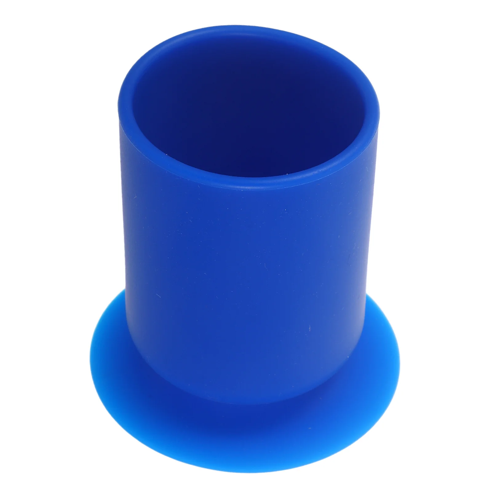 

Silicone Brush Holder Suction Cup Makeup Pen Holder Blue Desktop Organizer Pencil Cup Stationery Storage Home Office