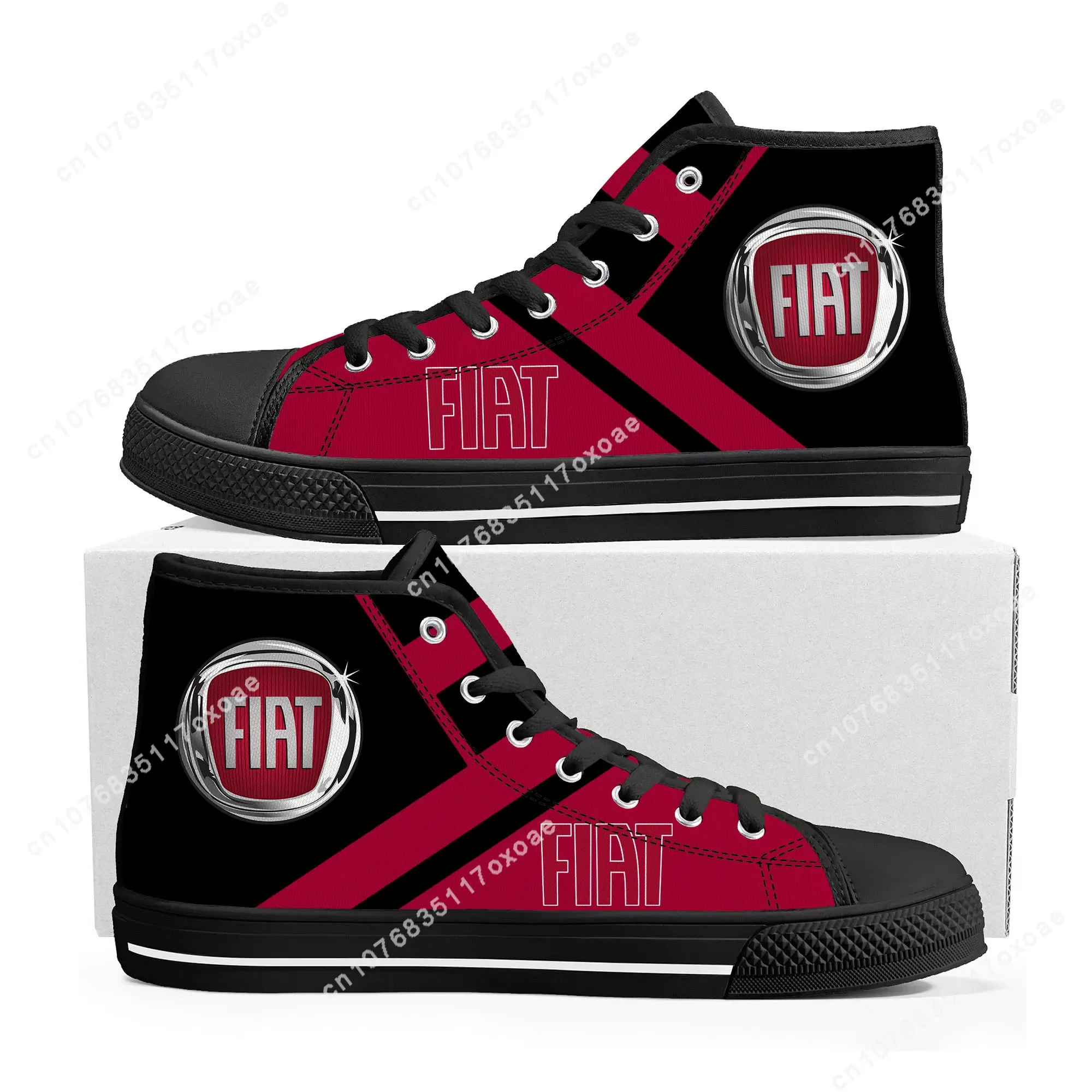 

Fiat Shoes High Top Sneakers Mens Womens Teenager High Quality Canvas Sneaker couple Casual Shoe Customize Shoes