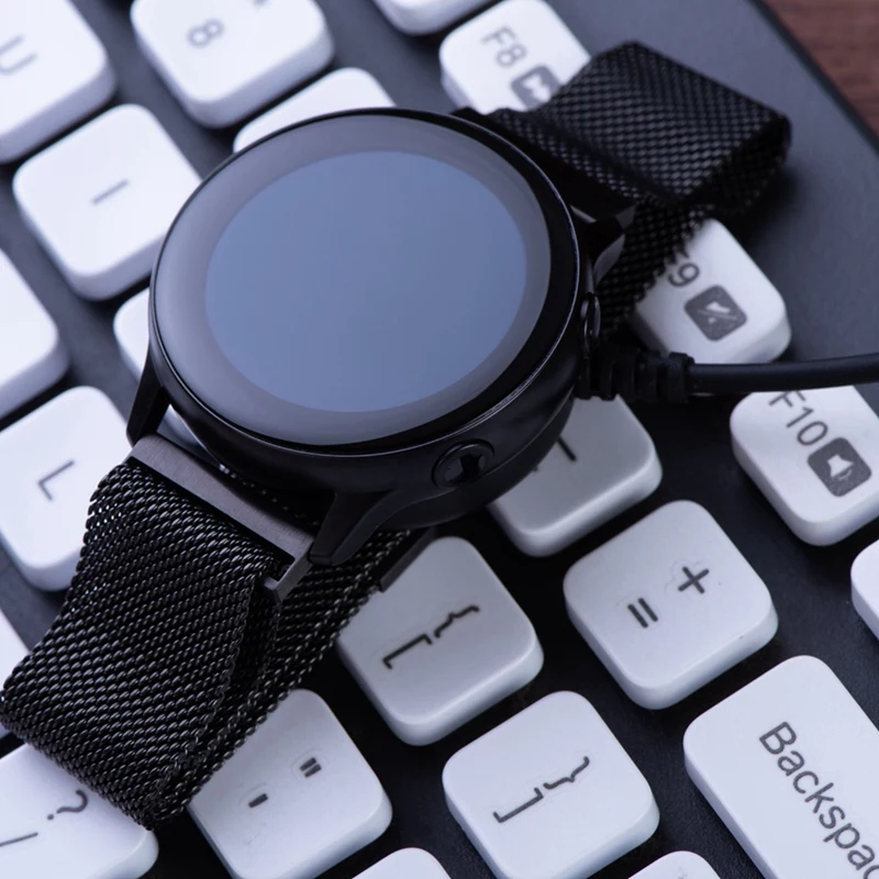 Ładowarka do Samsung Galaxy Watch 4 Active 2 R820 R830 R500 USB szybkie ładowanie magnetycznej stacji dokującej akcesoria do inteligentnych zegarków