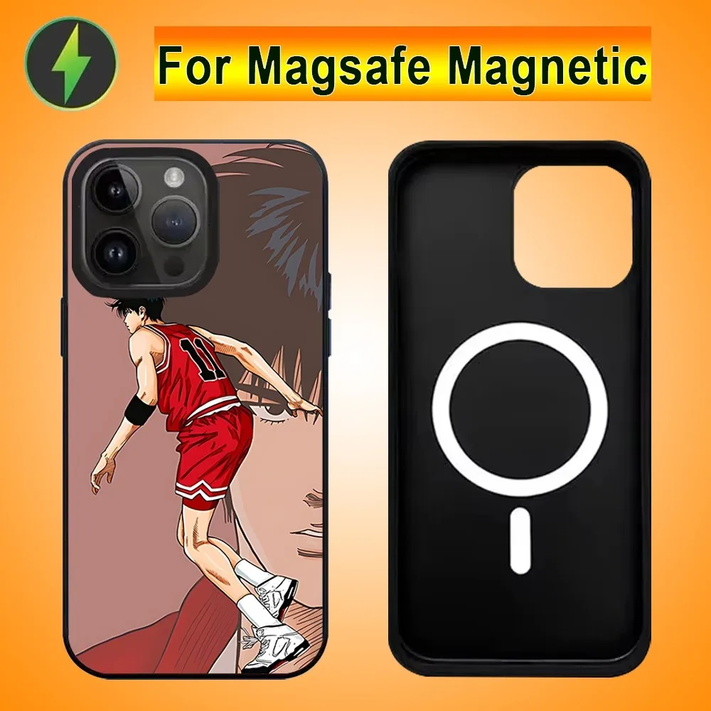 S-Slam D-Dunk Phone Case For IPhone 15 14 13 Pro Max 11 12 Mini Alex Mirror For Magsafe Wireless Charging Cover