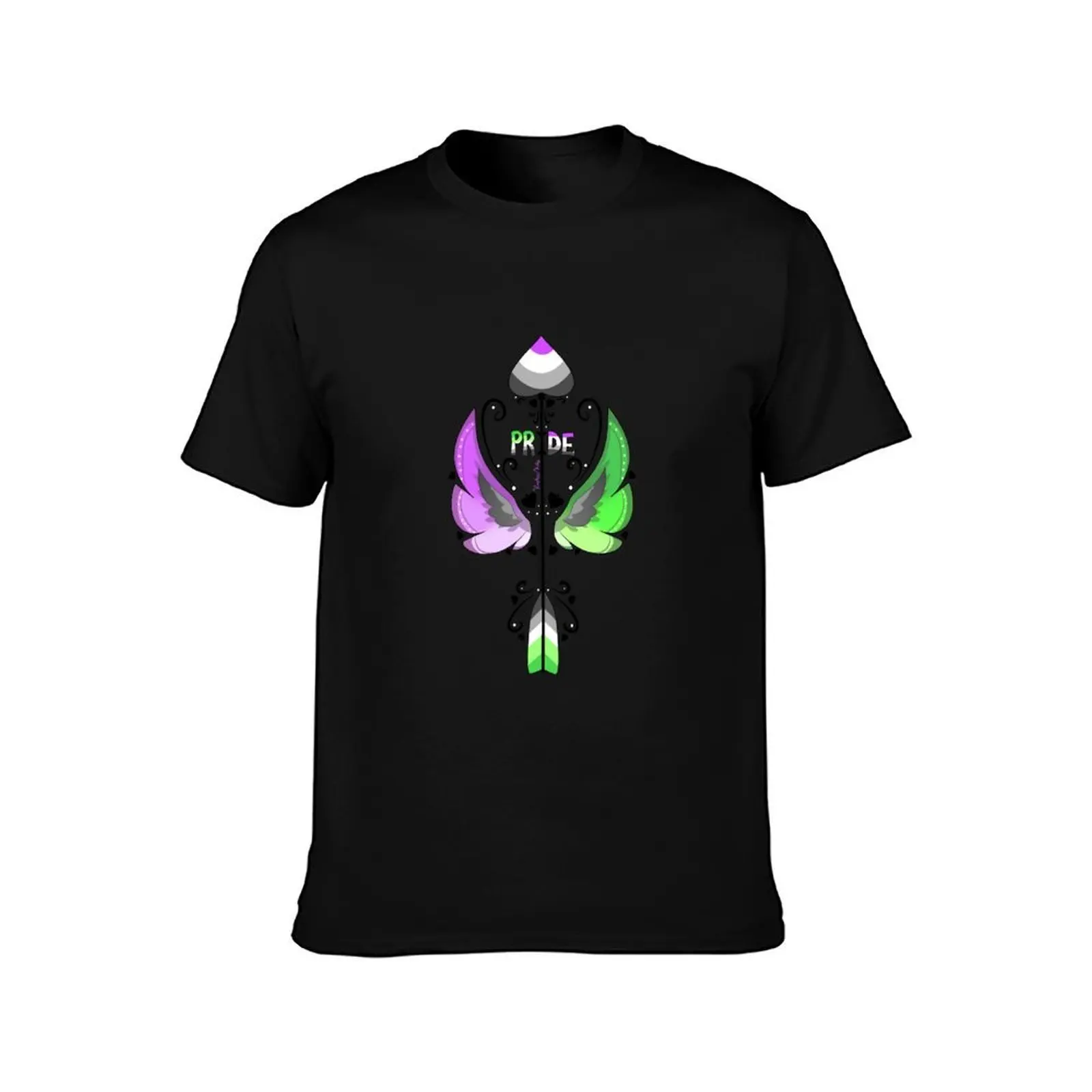 Arrow Ace T-Shirt, Summer Casual Cotton Tee, Oversized Streetwear Tops, Vintage Graphic Print, Loose Fit Short Sleeve