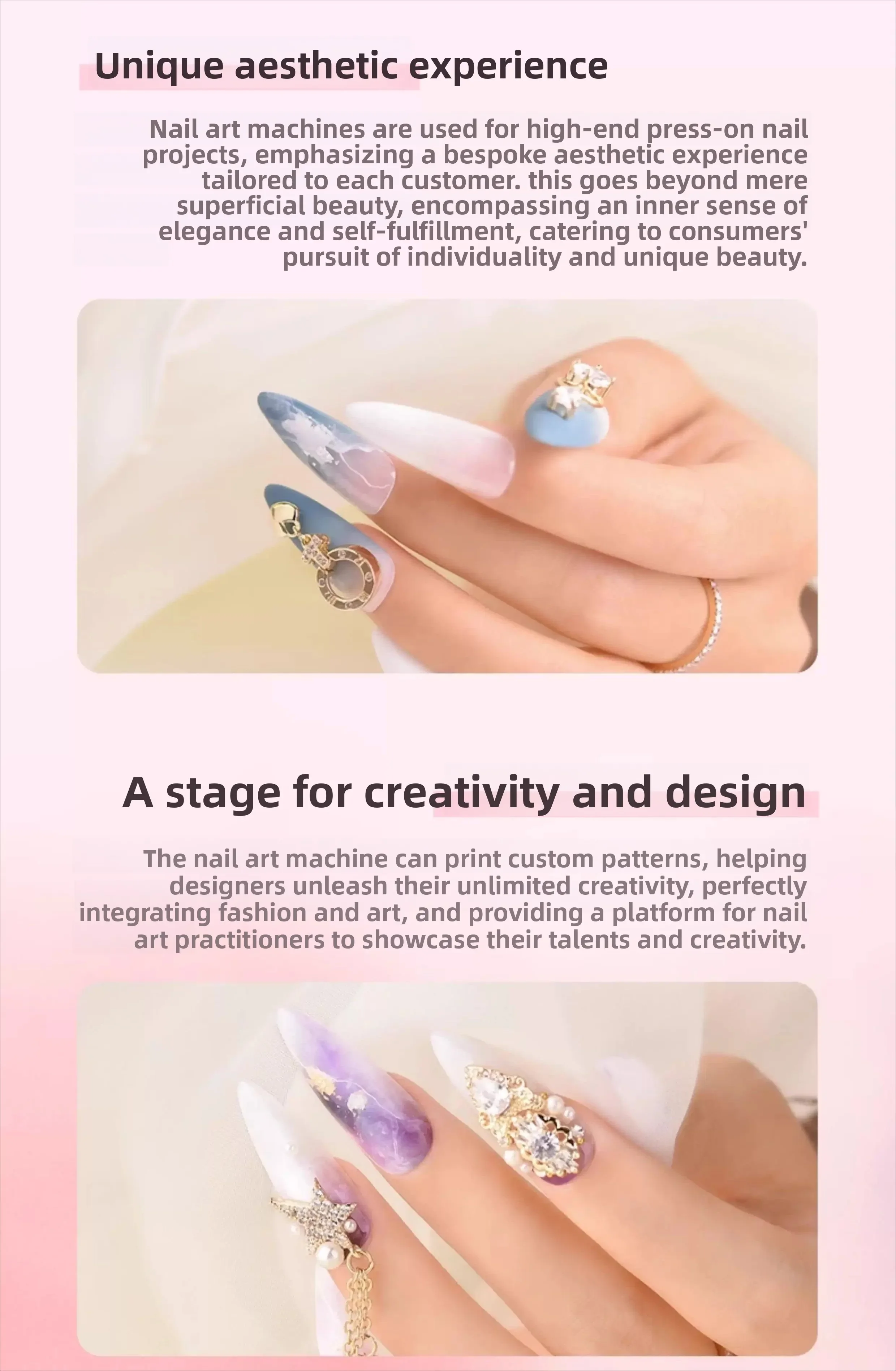 Nail machine 10 seconds print nail/nail DIY personalized pattern