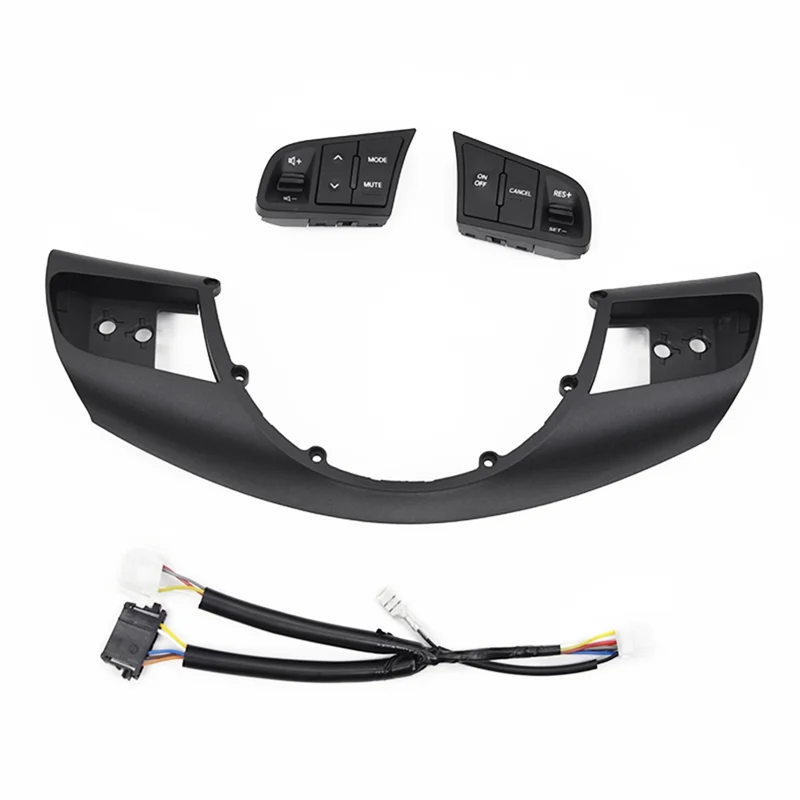 

Car Steering Wheel Audio Control Button With Frame For KIA Soul Forte 2014-2017 Cruise Control Switch Replacement Part-A14Z