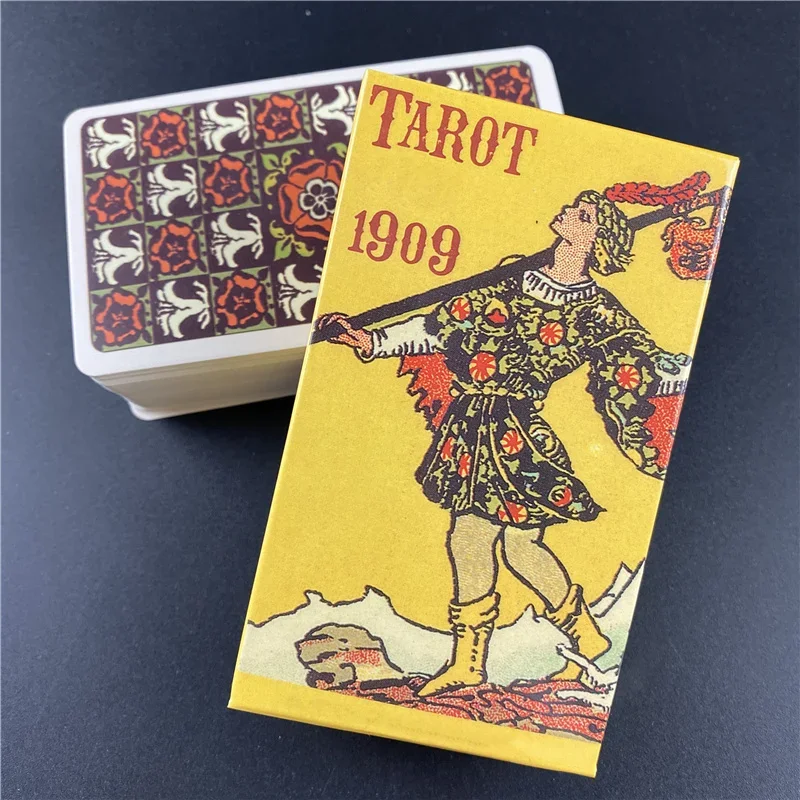 Hot Sell 78 Tarot Rider Cards 1909 For Divination Personal Use Oracle Deck Full English Version Board Games With PDF Guidebook