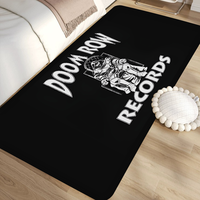 D-Death R-Row R-Records Bathroom Mat Kids Room Bedroom Decoration Balcony Anti-Slip Doormat Living Room Bedside Area Rugs