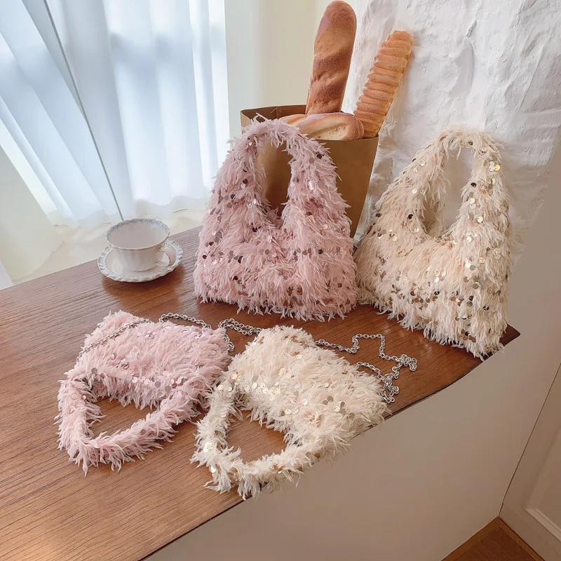 حقيبة يد عصرية خفيفة فاخرة من ريش الترتر الفاخر الأكثر مبيعًا في عام 2026 #2