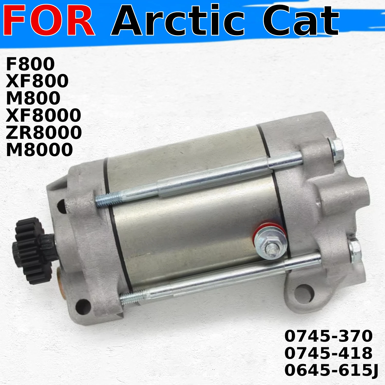 Motorcycle Starter Motor Starting for Arctic Cat F800 XF800 M800 XF8000 ZR8000 M8000 Sno Pro CrossTour Crosstrek Country Limited